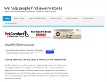 Tablet Screenshot of jewelryshopguide.com